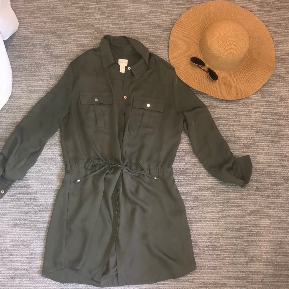 Chico’s Olive Green dress